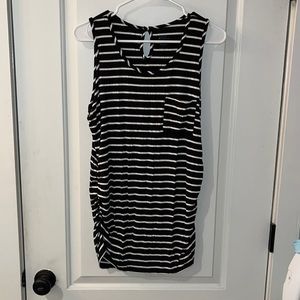 Merrit Maternity One Pocket Knit Tank